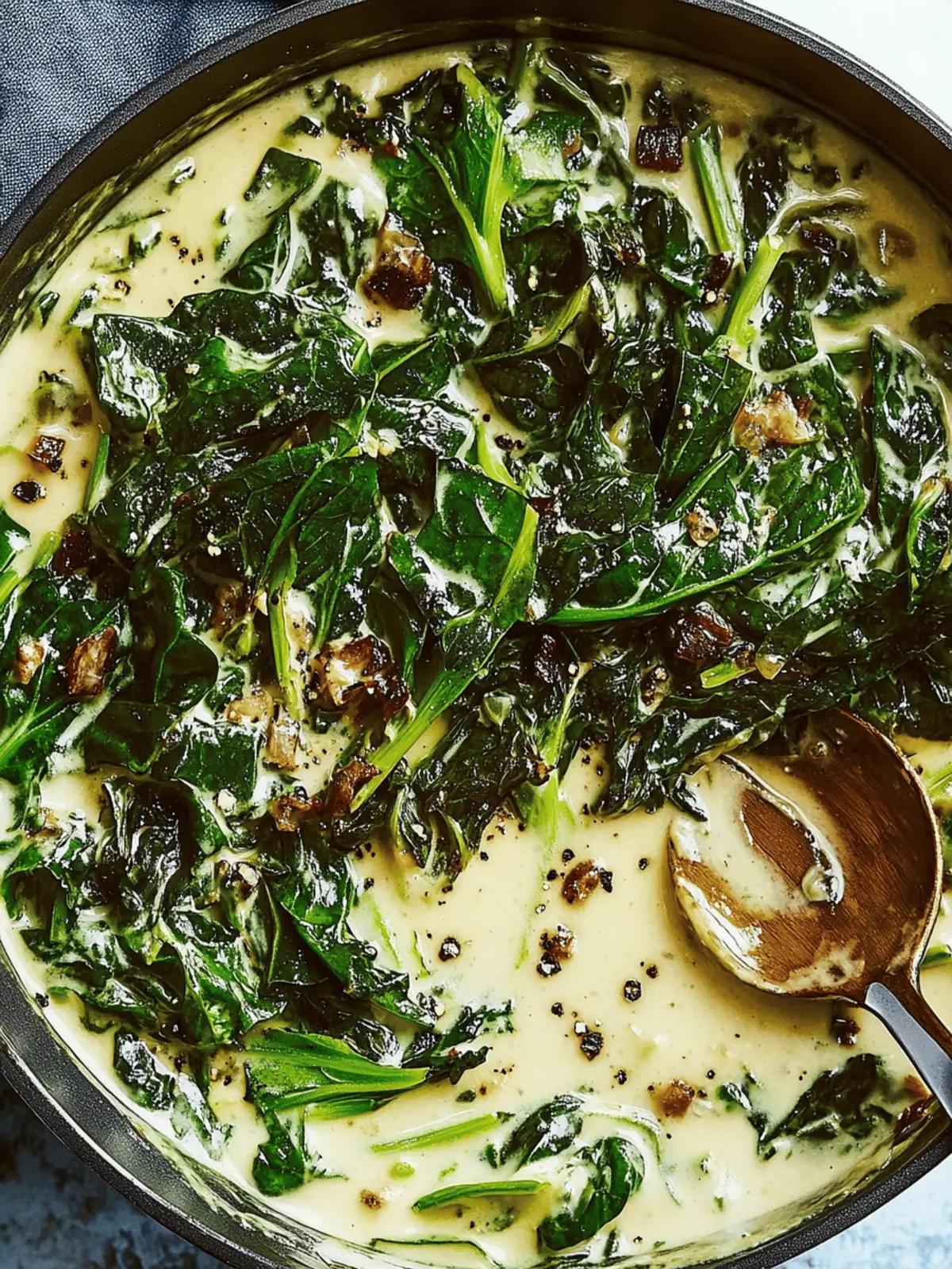 One-Pot Creamy Vegan Greens