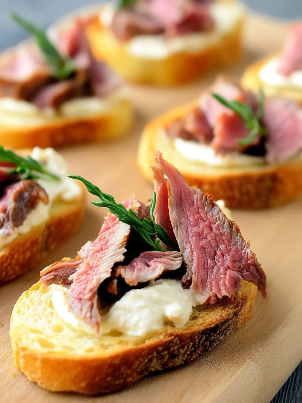 Delicious Roast Beef Crostini in Just 10 Minutes for Parties 2 Roast Beef Crostini