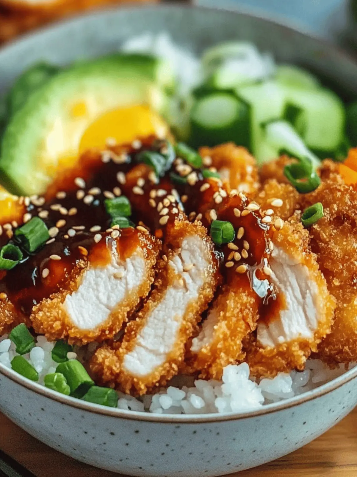 Crispy Chicken Katsu Bowls: A Flavor-Packed Dinner Delight 3 Chicken Katsu Bowls