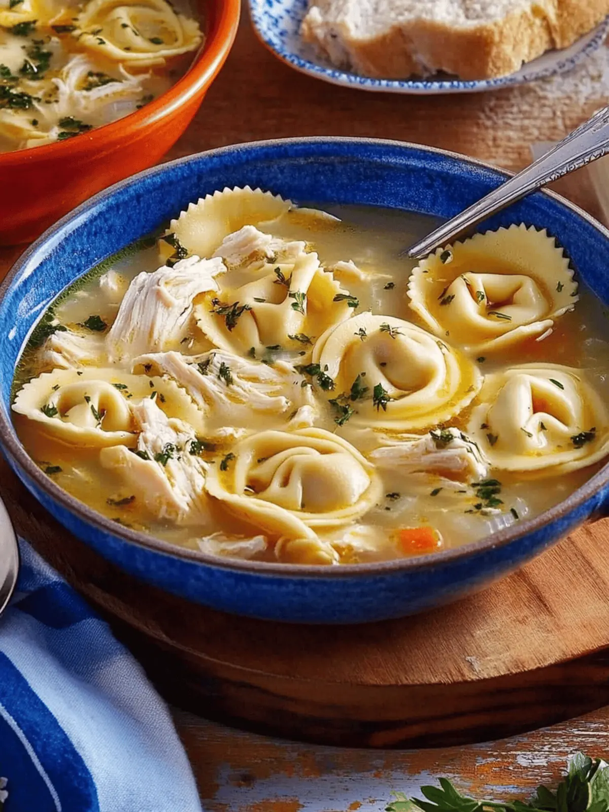 Chicken Tortellini Soup