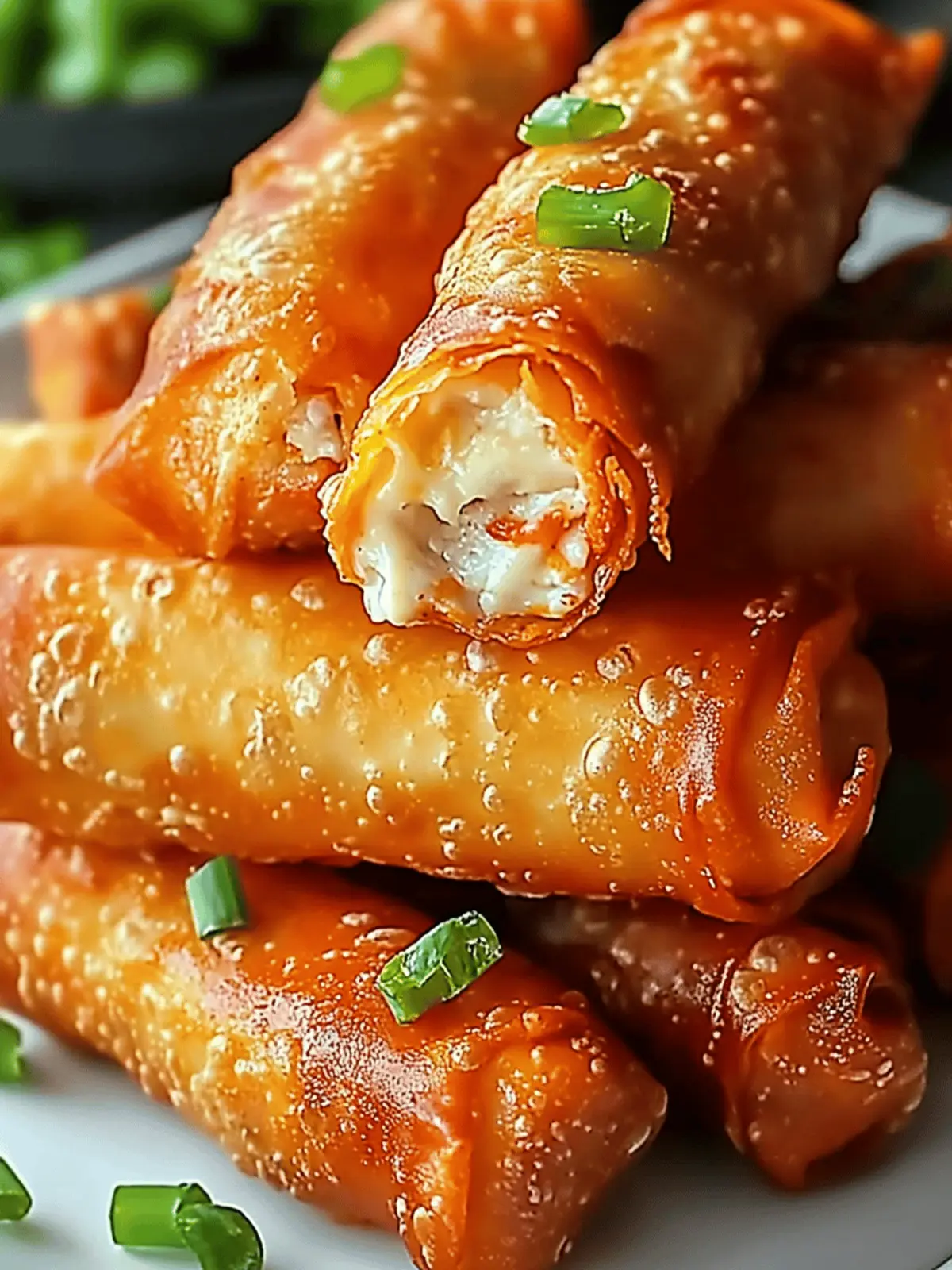 Crispy Buffalo Chicken Dip Egg Rolls You'll Crave Every Time 4 Crispy Buffalo Chicken Dip Egg Rolls