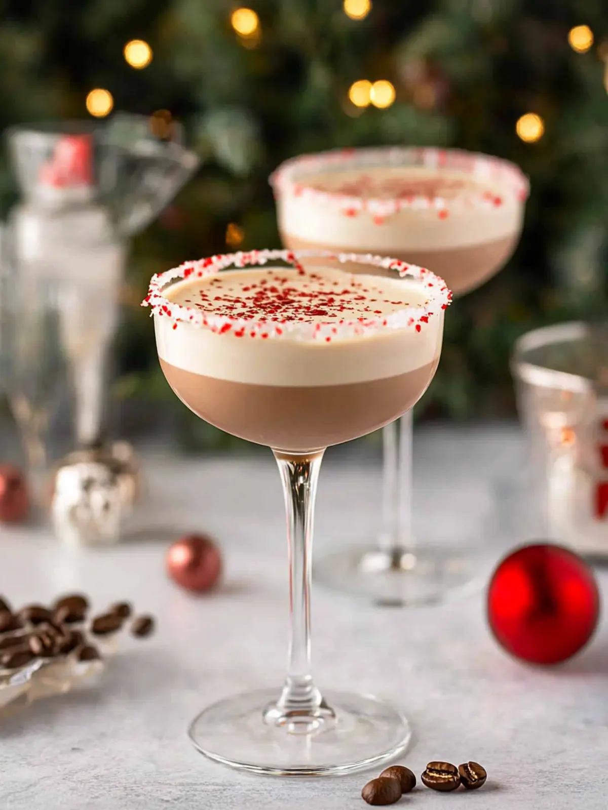 Peppermint Espresso Martinis