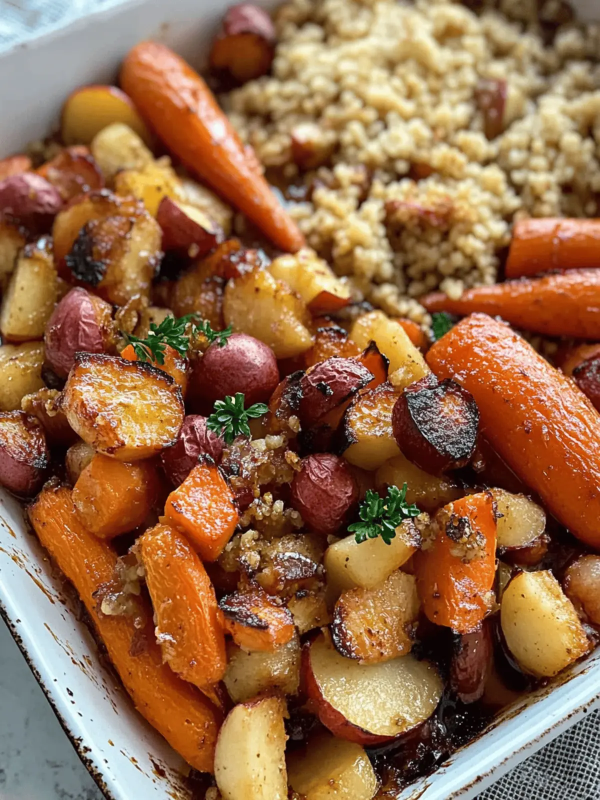 Maple Dijon Roasted Carrots and Apples: Cozy Fall Delight 3 Maple Dijon Roasted Carrots and Apples