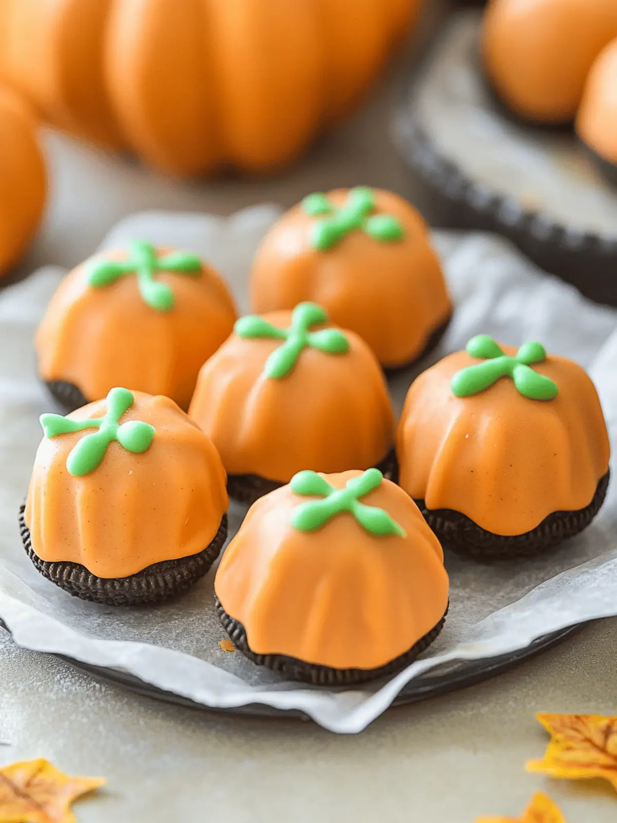 Pumpkin Oreo Balls