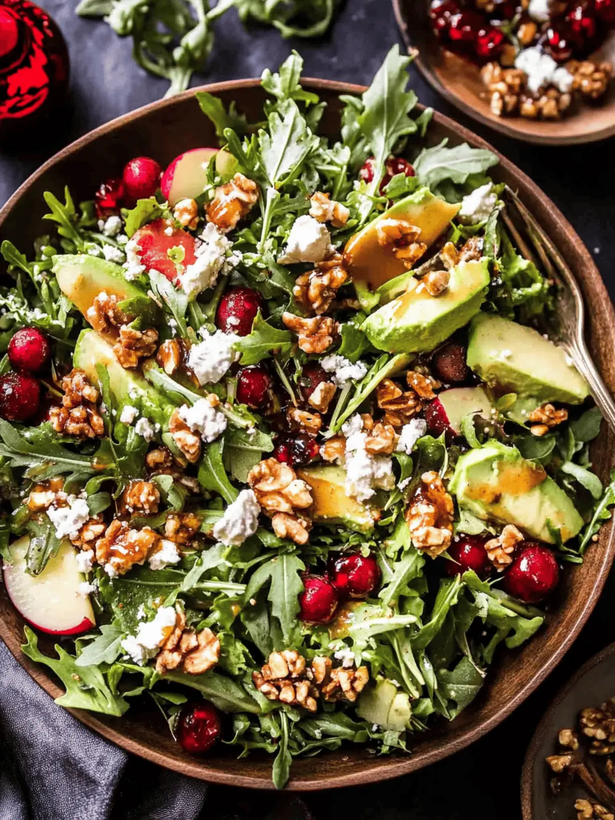 Delicious Christmas Salad with Honey Mustard Dressing Delight 5 Christmas Salad with Honey Mustard Dressing.