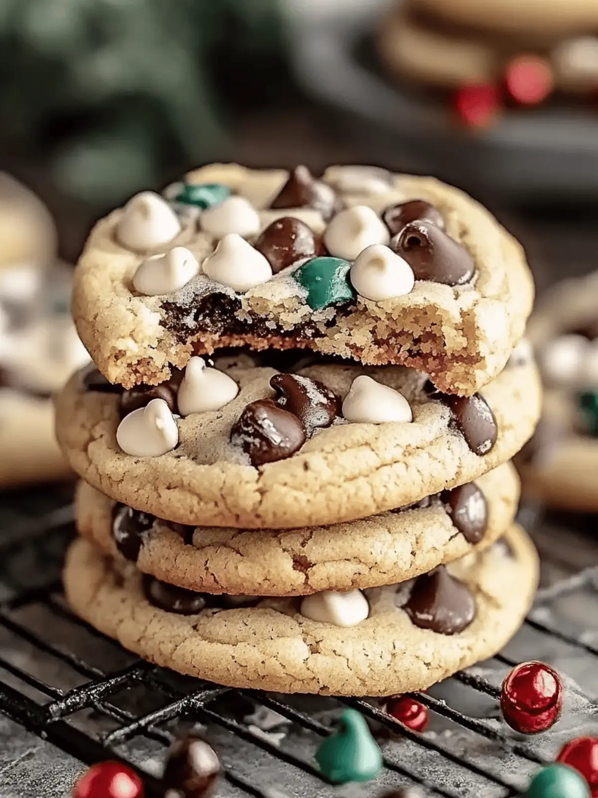Winter Wonderland Chocolate Chip Cookies with Peppermint Bliss 5 Winter Wonderland Chocolate Chip Cookies