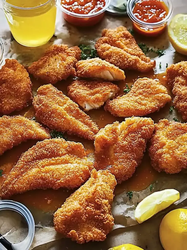 Mom's Fried Catfish with Hot Sauce