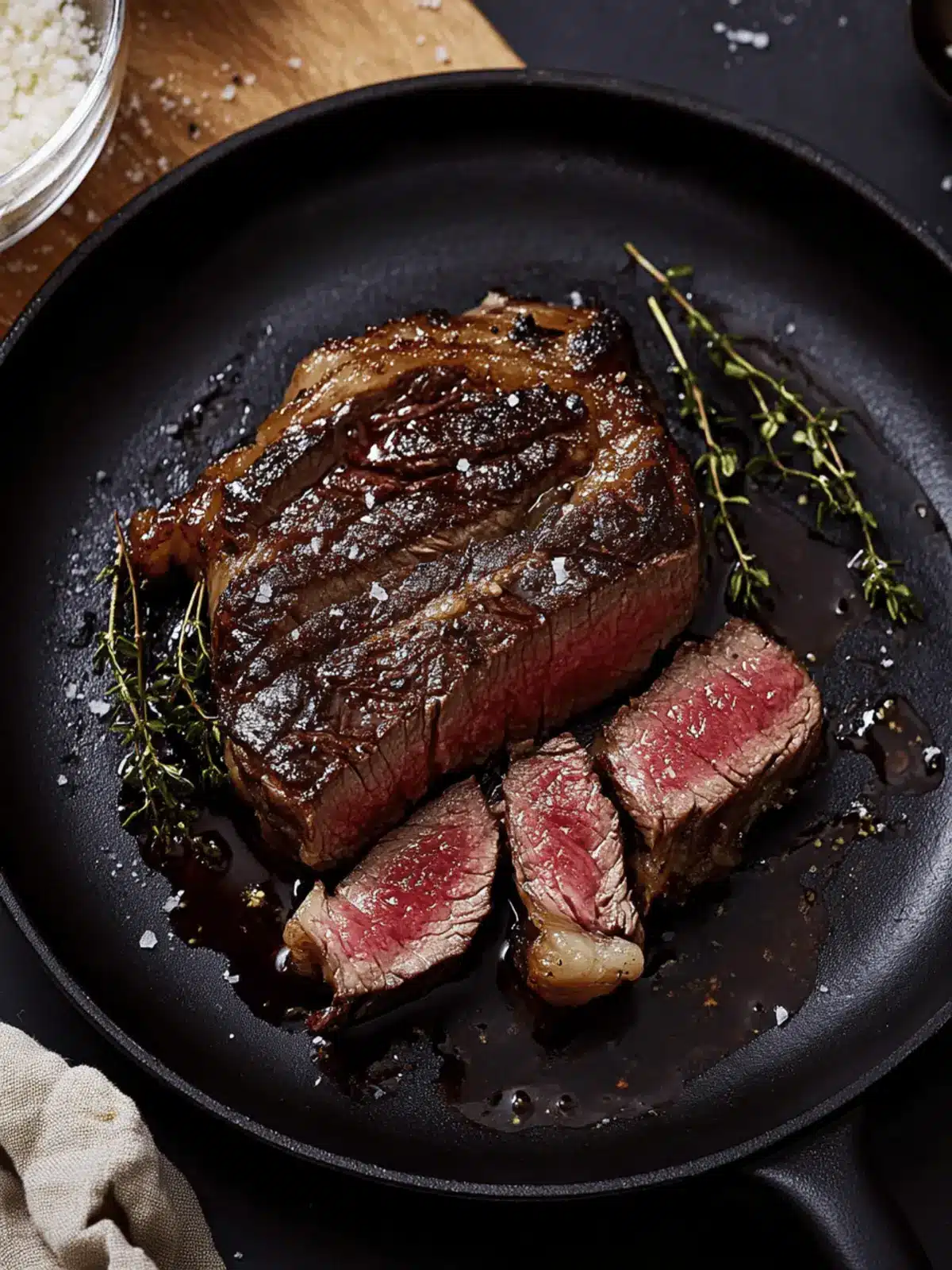 Savory Cast-Iron Skillet Steak in Just 15 Minutes 5 Cast-Iron Skillet Steak