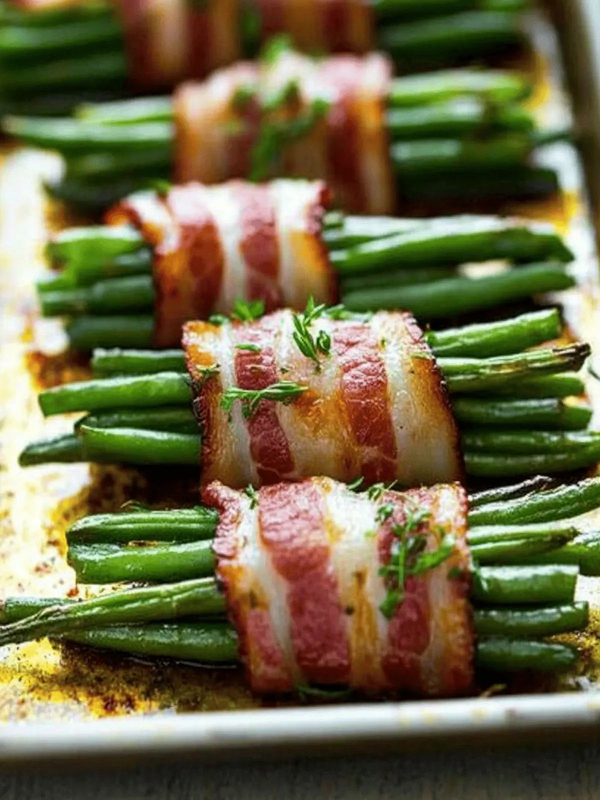 Irresistible Bacon Green Bean Bundles Ready in 30 Minutes! 5 Bacon Green Bean Bundles