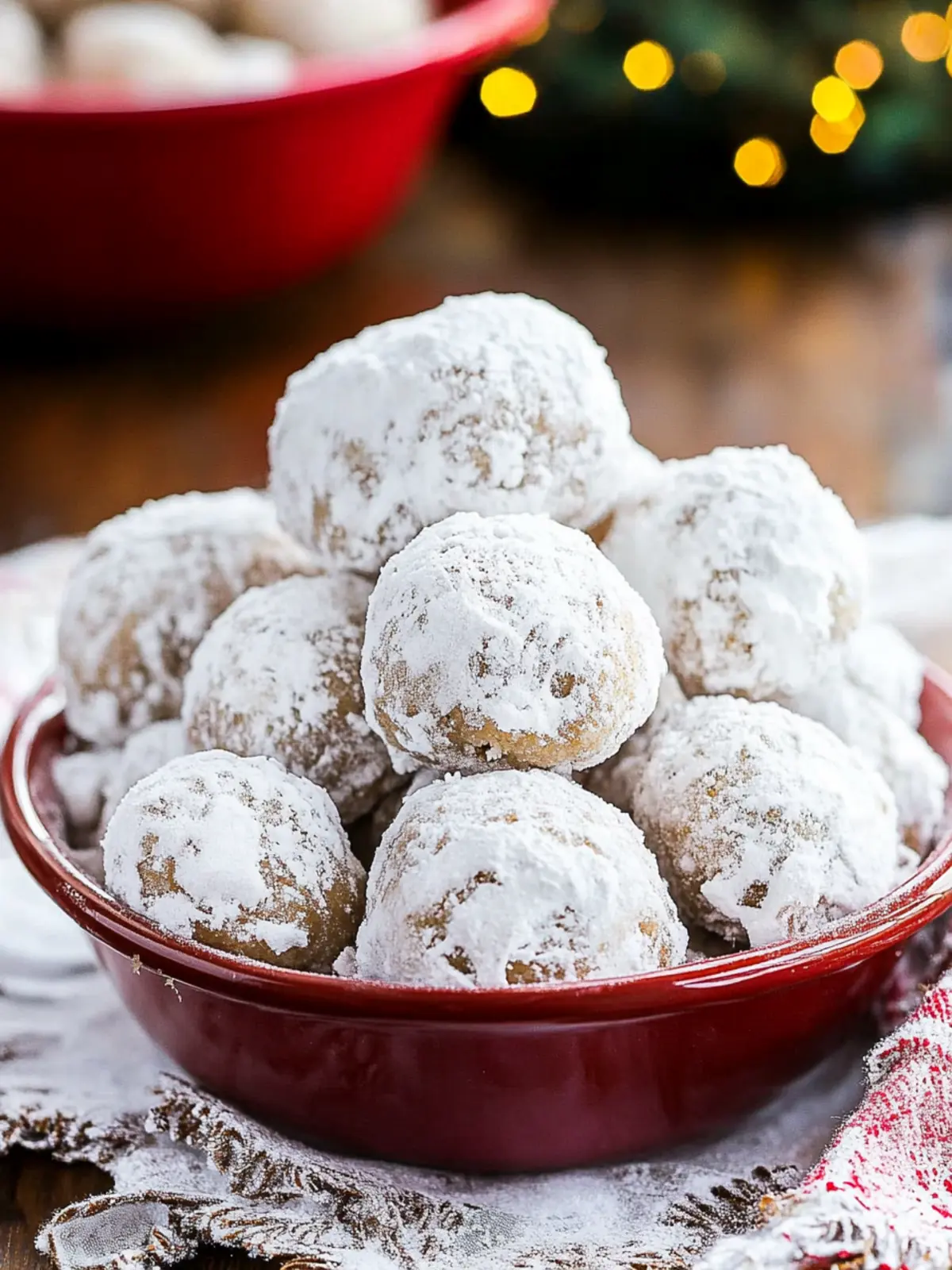 Gingerbread Snowballs
