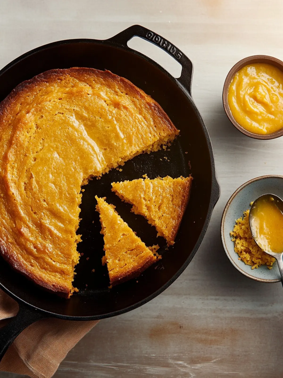 Savory Skillet Cornbread: Moist, Easy, and Irresistible! 3 Skillet Cornbread