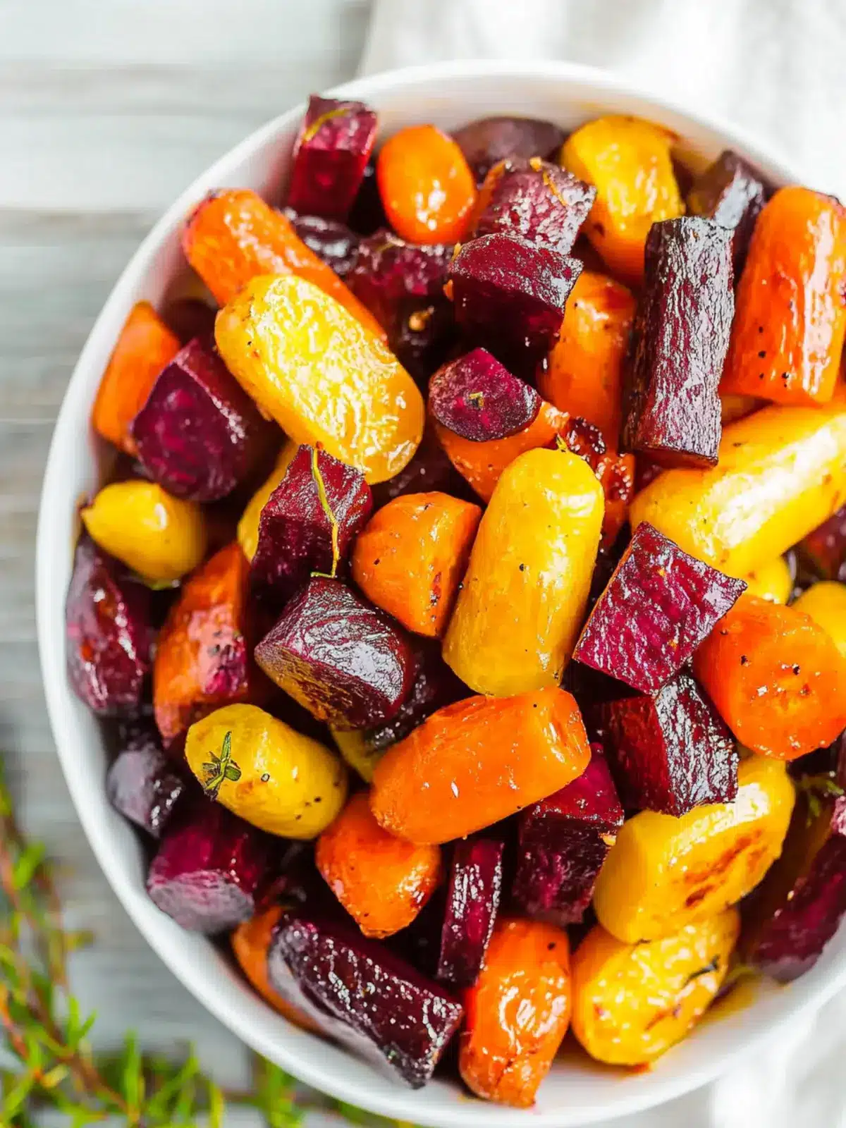Sweet and Savory Honey Roasted Beets & Carrots Bliss 3 Honey Roasted Beets & Carrots