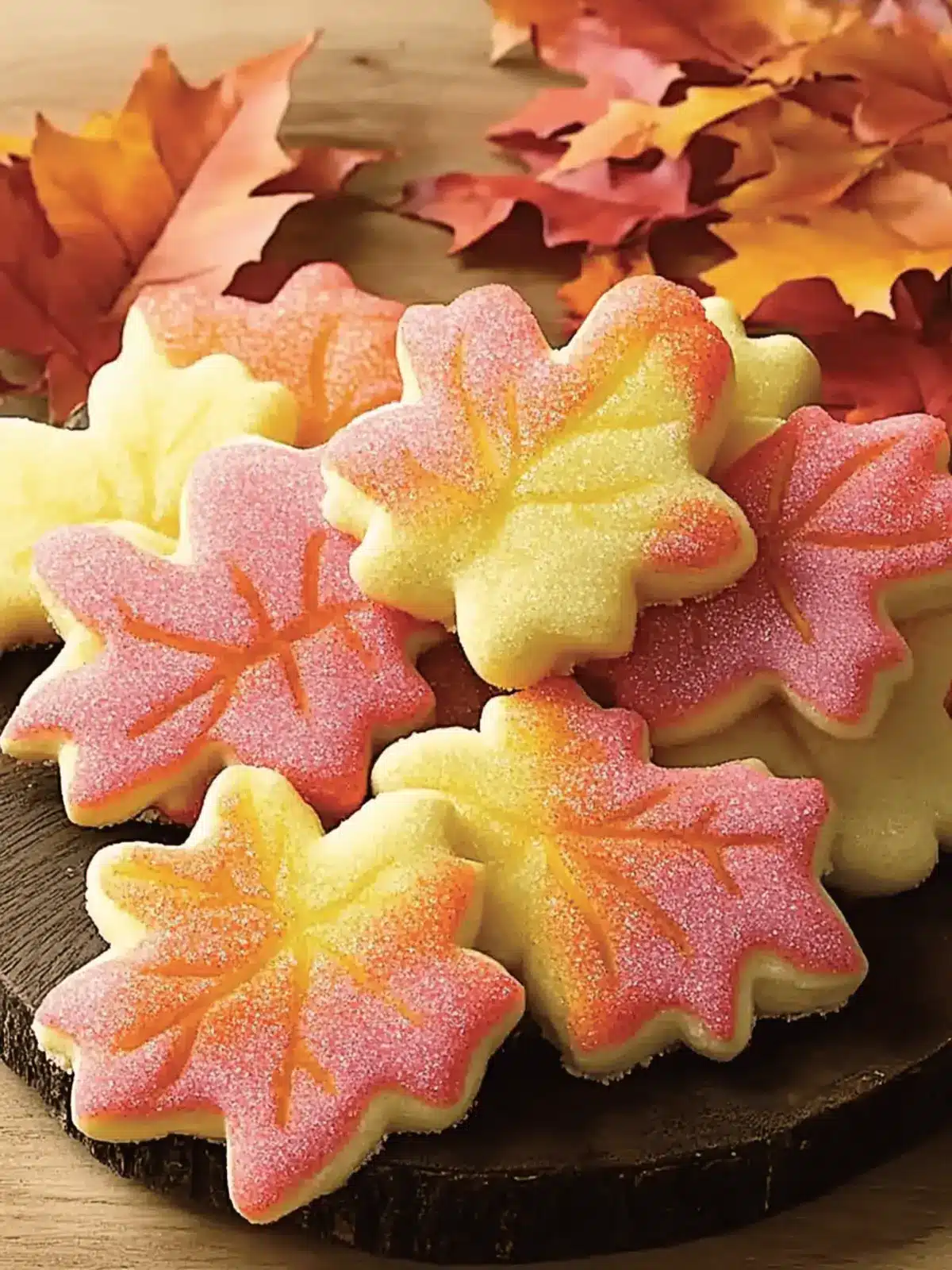 Fall Leaves Sugar Cookies