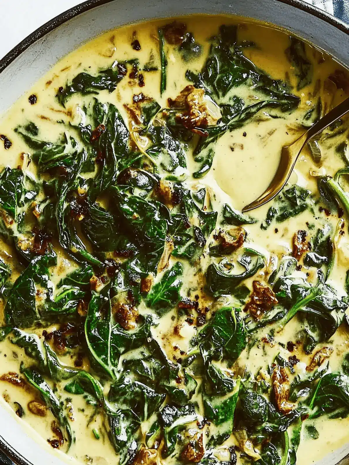 One-Pot Creamy Vegan Greens