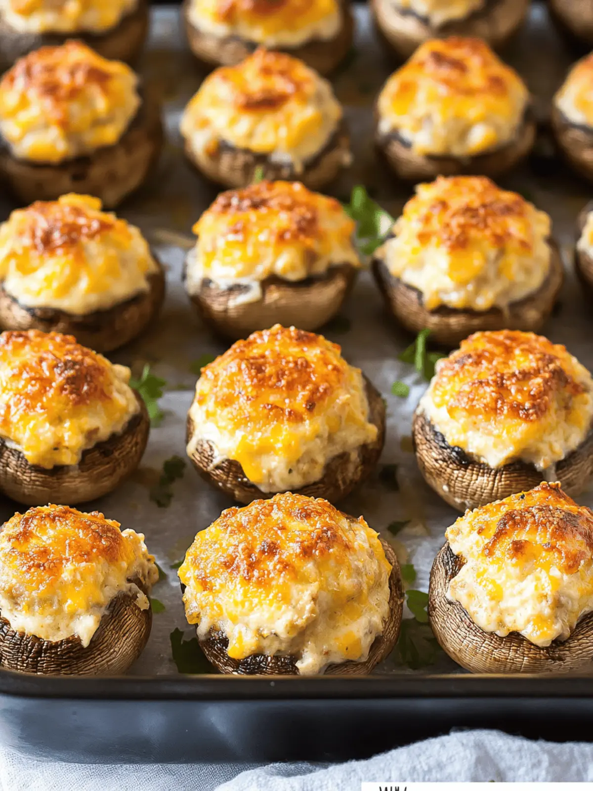 Savory Cream Cheese Stuffed Mushrooms for Effortless Entertaining 4 Cream Cheese Stuffed Mushrooms