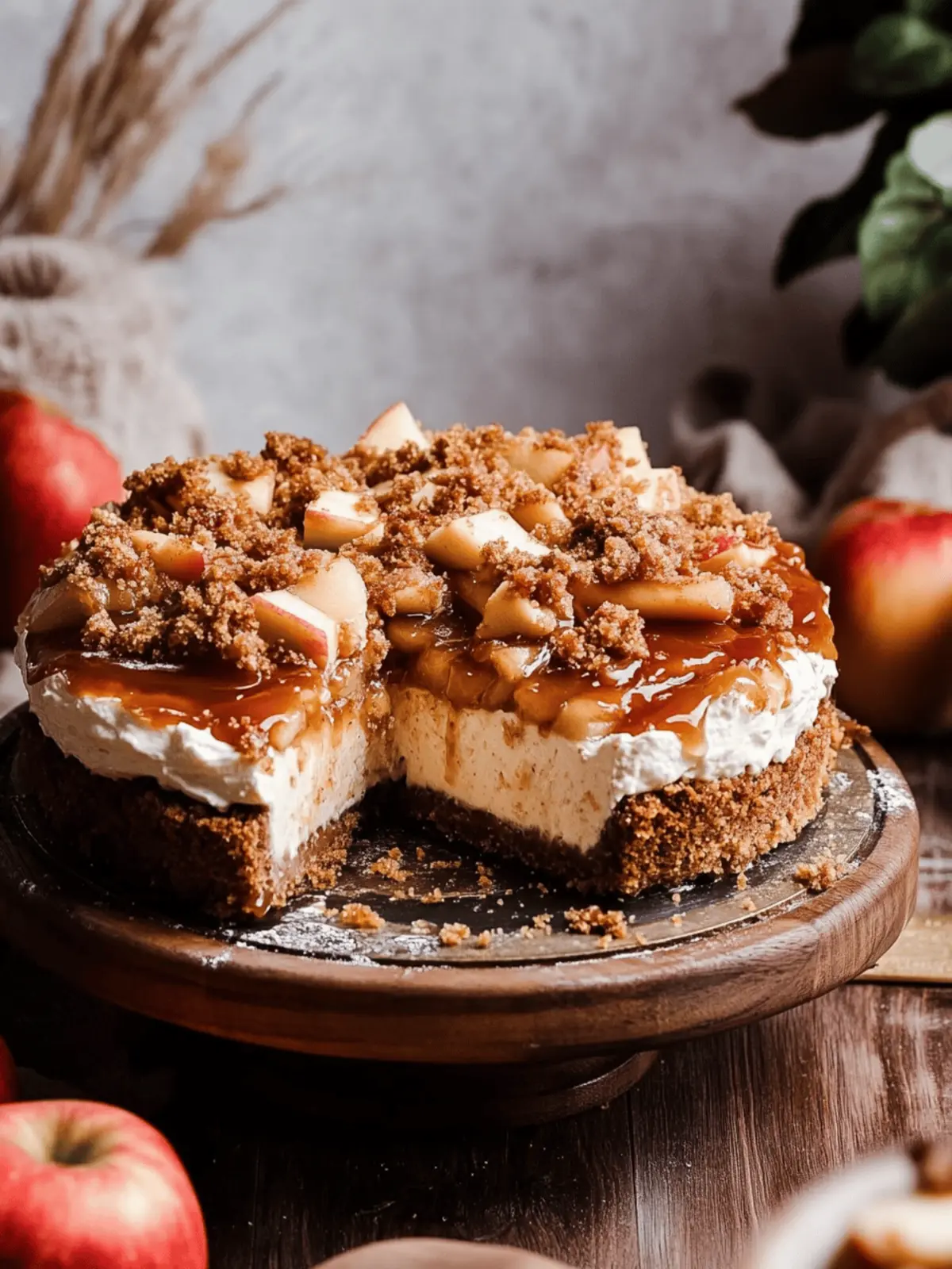 Irresistible Salted Caramel Apple Pie Cheesecake Recipe 3 salted caramel apple pie cheesecake