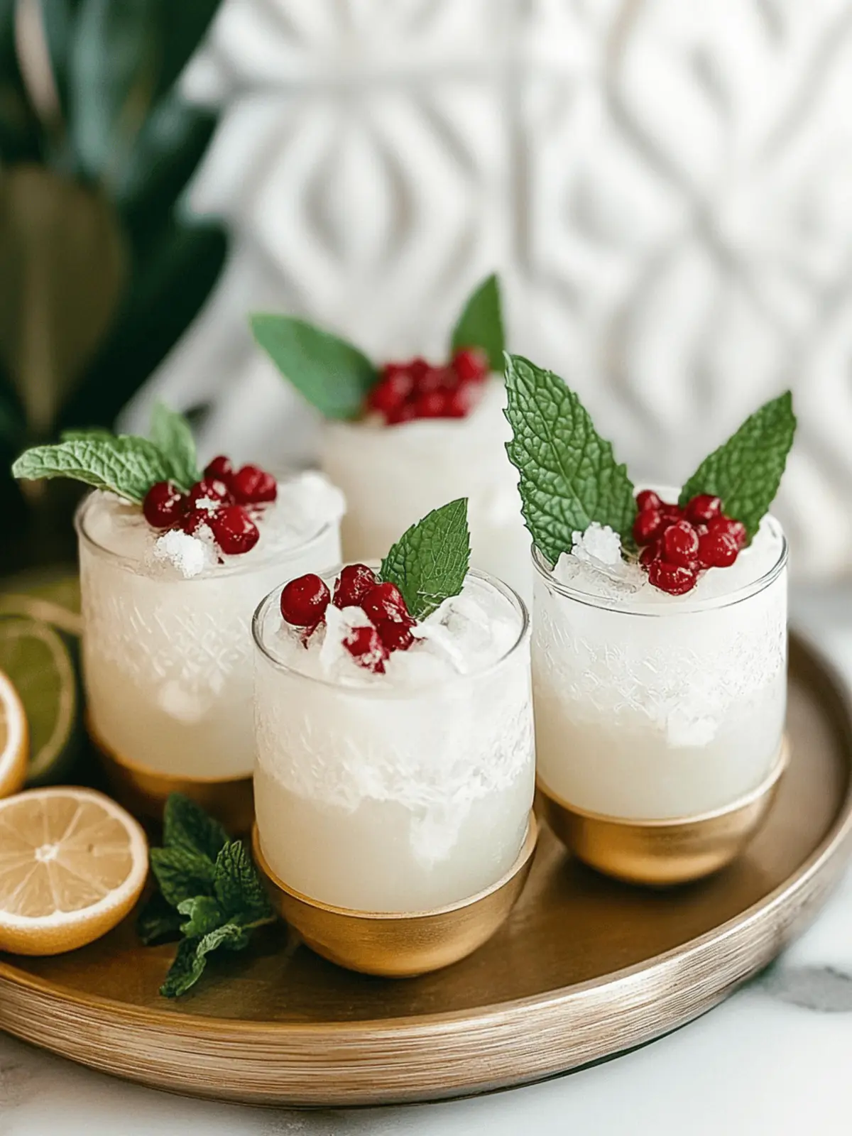 Refresh with White Christmas Mojitos for Festive Cheer 3 White Christmas Mojitos