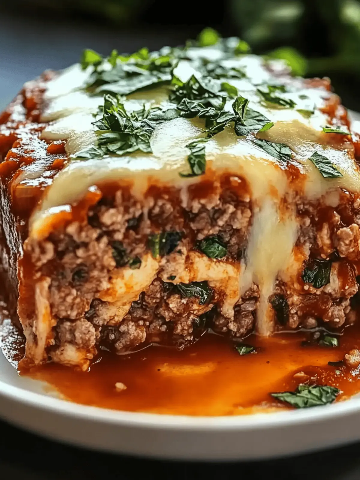 Cheesy Stuffed Italian Meatloaf That's Perfect for Family Dinners 4 Cheesy Stuffed Italian Meatloaf