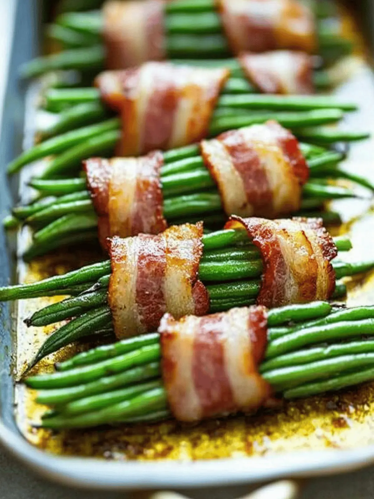Irresistible Bacon Green Bean Bundles Ready in 30 Minutes! 4 Bacon Green Bean Bundles