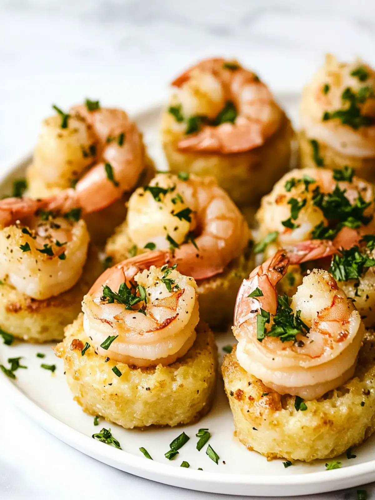 Cheesy Shrimp & Grits Bites