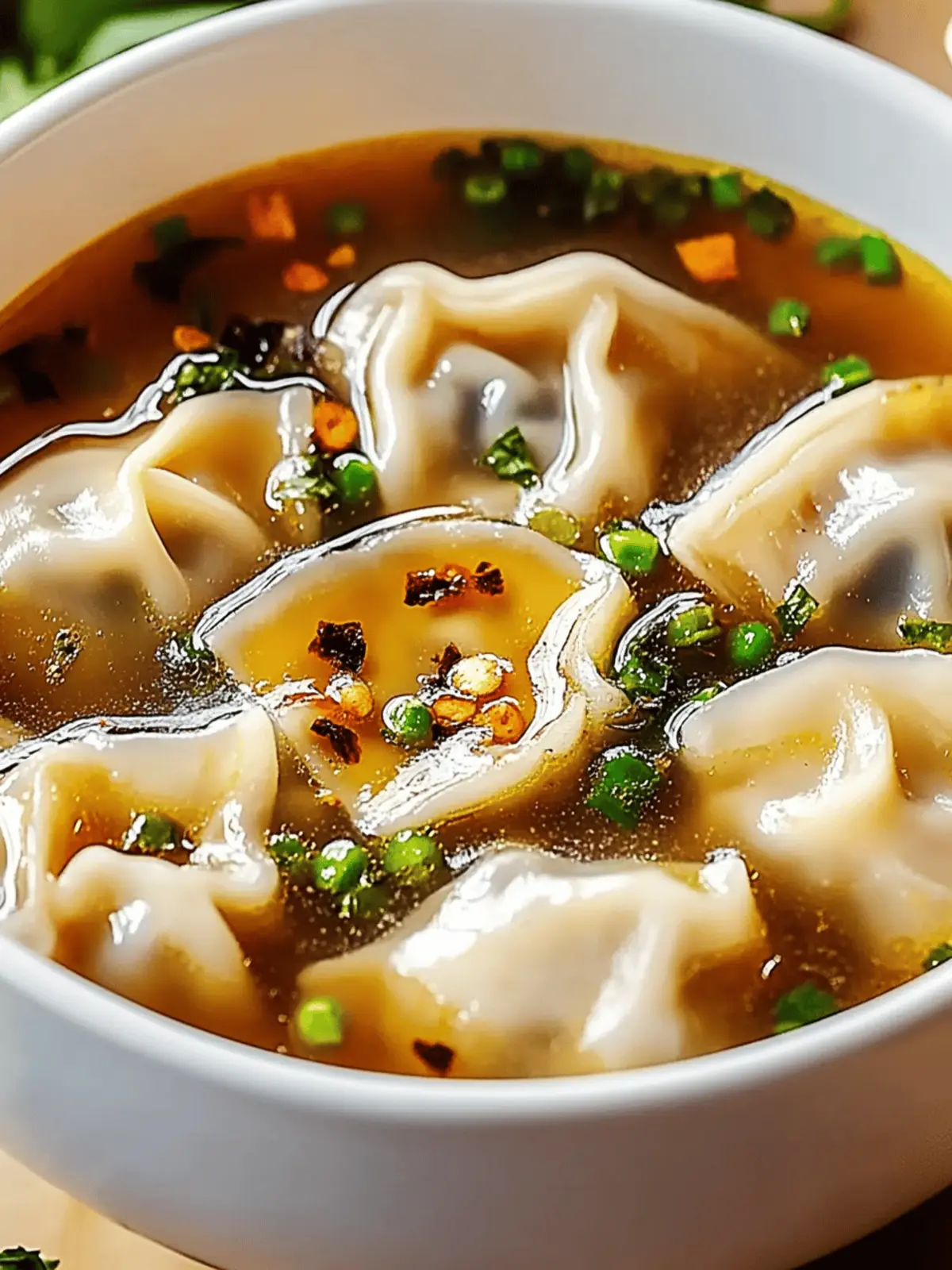 Savory Potsticker Soup: Your Cozy Bowl of Comfort Food 5 Potsticker Soup