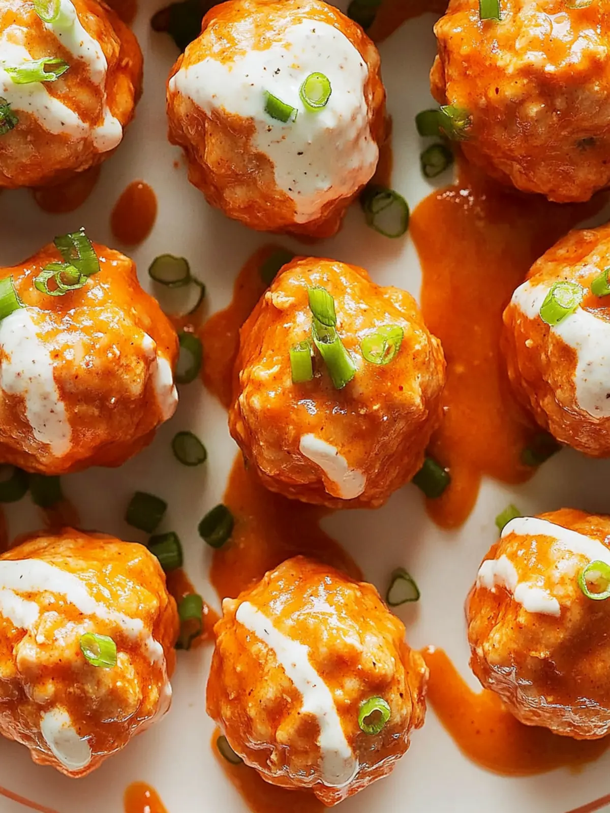 Buffalo Chicken Meatballs: Your New Favorite Game Day Snack 3 Buffalo Chicken Meatballs