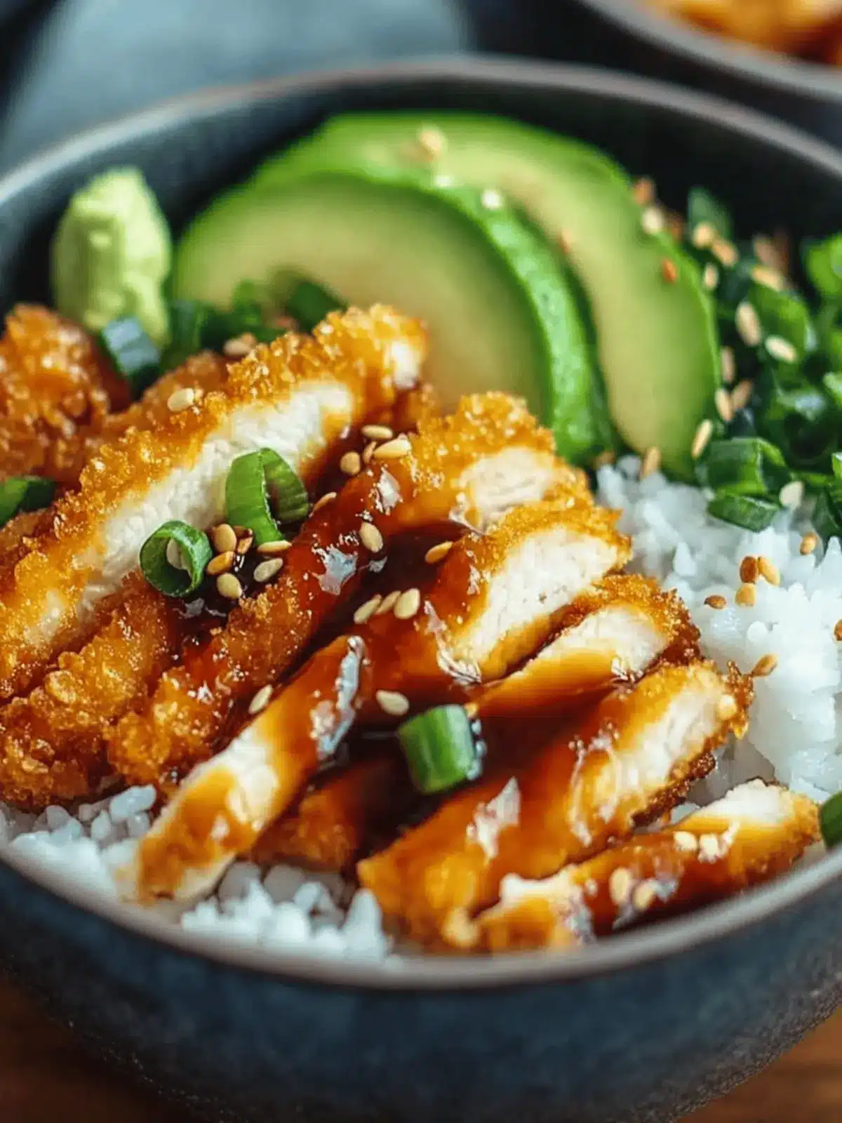 Crispy Chicken Katsu Bowls: A Flavor-Packed Dinner Delight 4 Chicken Katsu Bowls