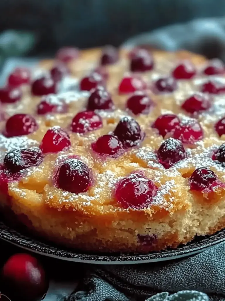 Cranberry Orange Breakfast Cake Recipe