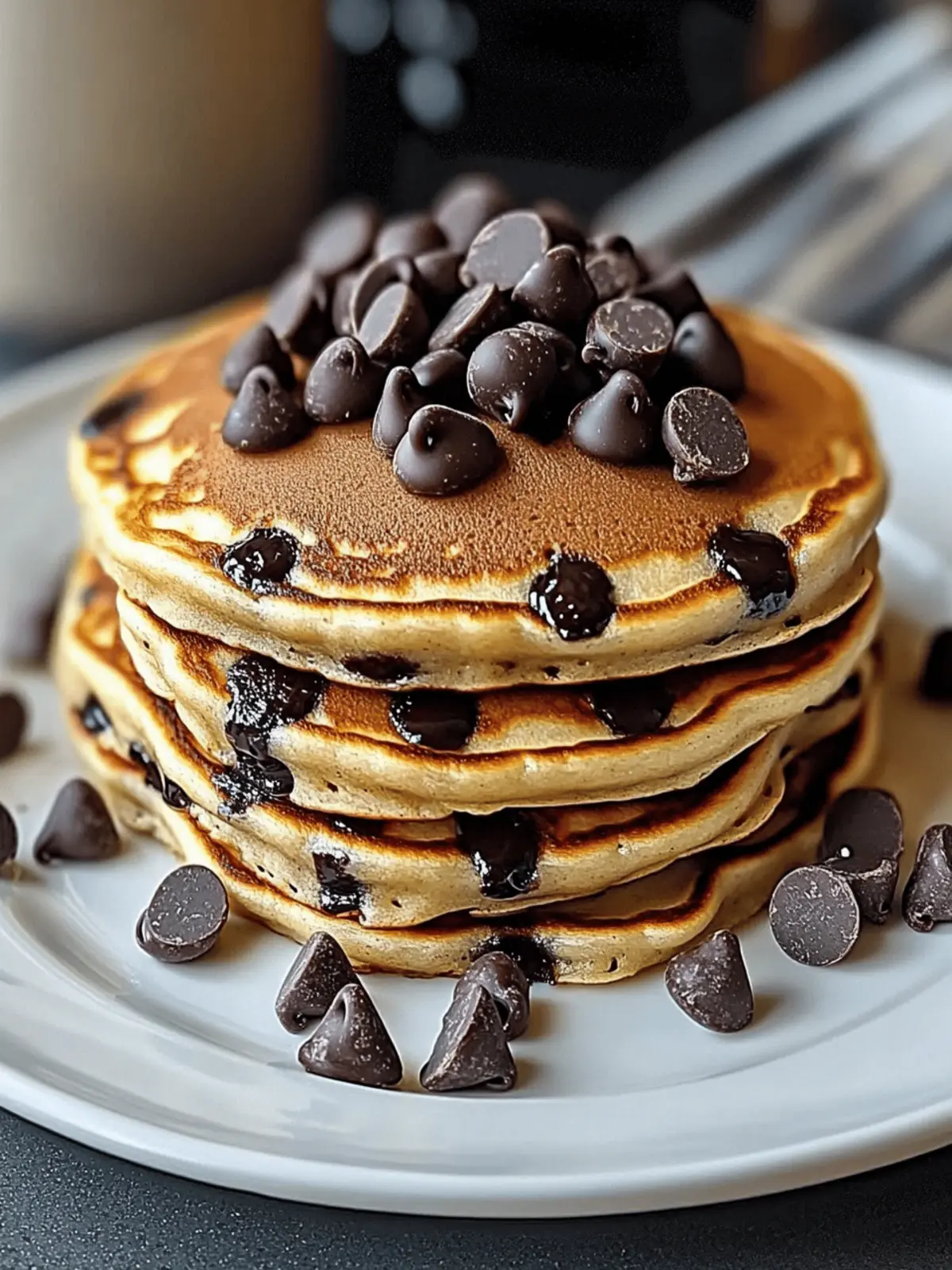 Fluffy Chocolate Chip Pancakes for the Perfect Weekend Brunch 2 Fluffy Chocolate Chip Pancakes