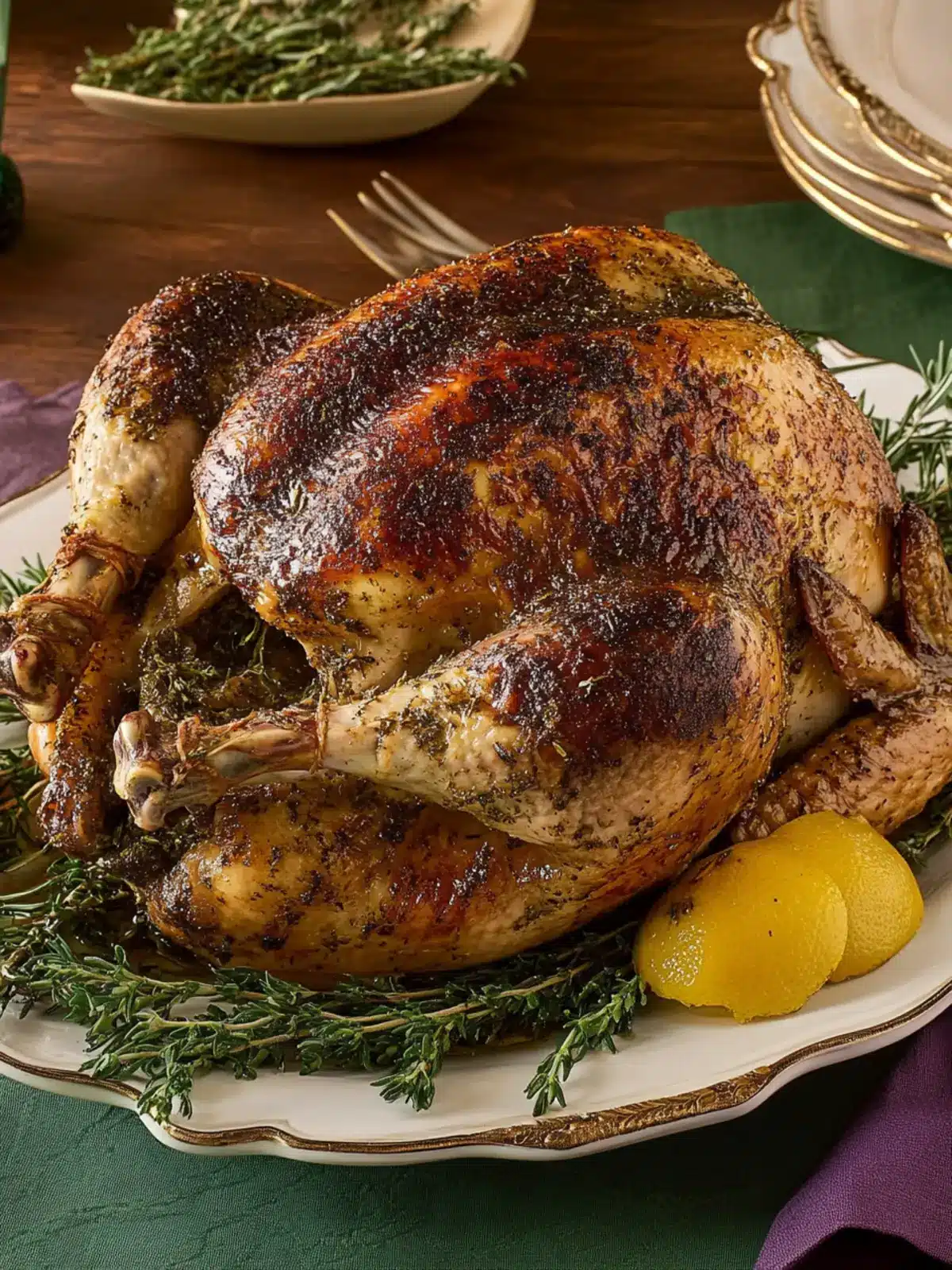 Irresistible Herb Mayonnaise Roast Turkey for Juicy Perfection 5 Herb Mayonnaise Roast Turkey