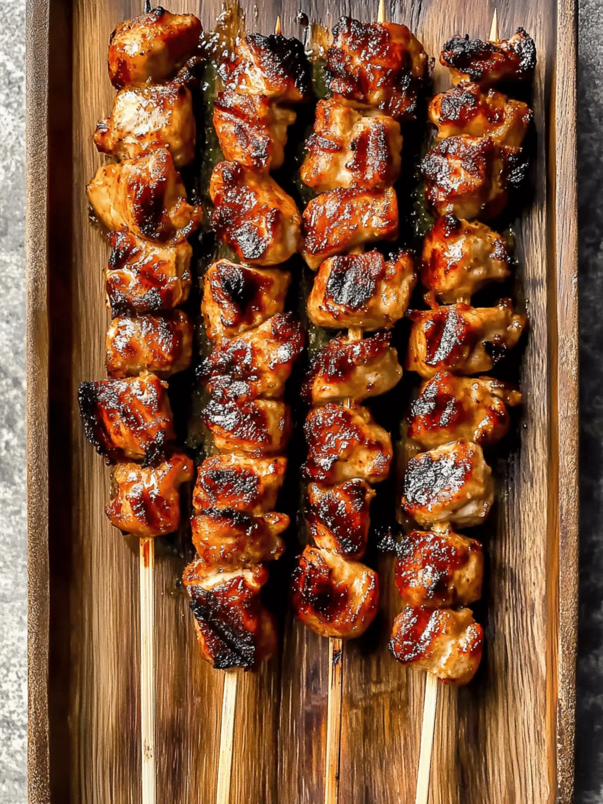 Grilled Thai Coconut Chicken Skewers