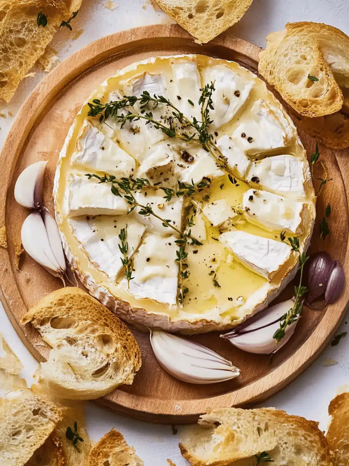 Thyme and Garlic Baked Camembert: Your Cozy Cheese Delight 3 Thyme and Garlic Baked Camembert