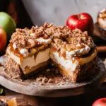salted caramel apple pie cheesecake
