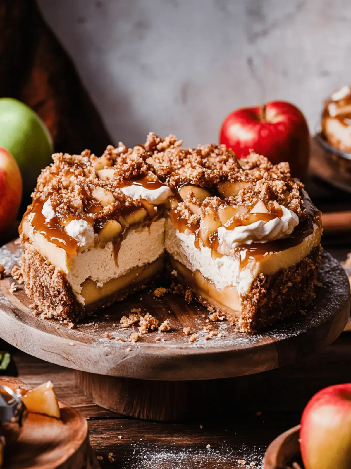 Irresistible Salted Caramel Apple Pie Cheesecake Recipe 5 salted caramel apple pie cheesecake