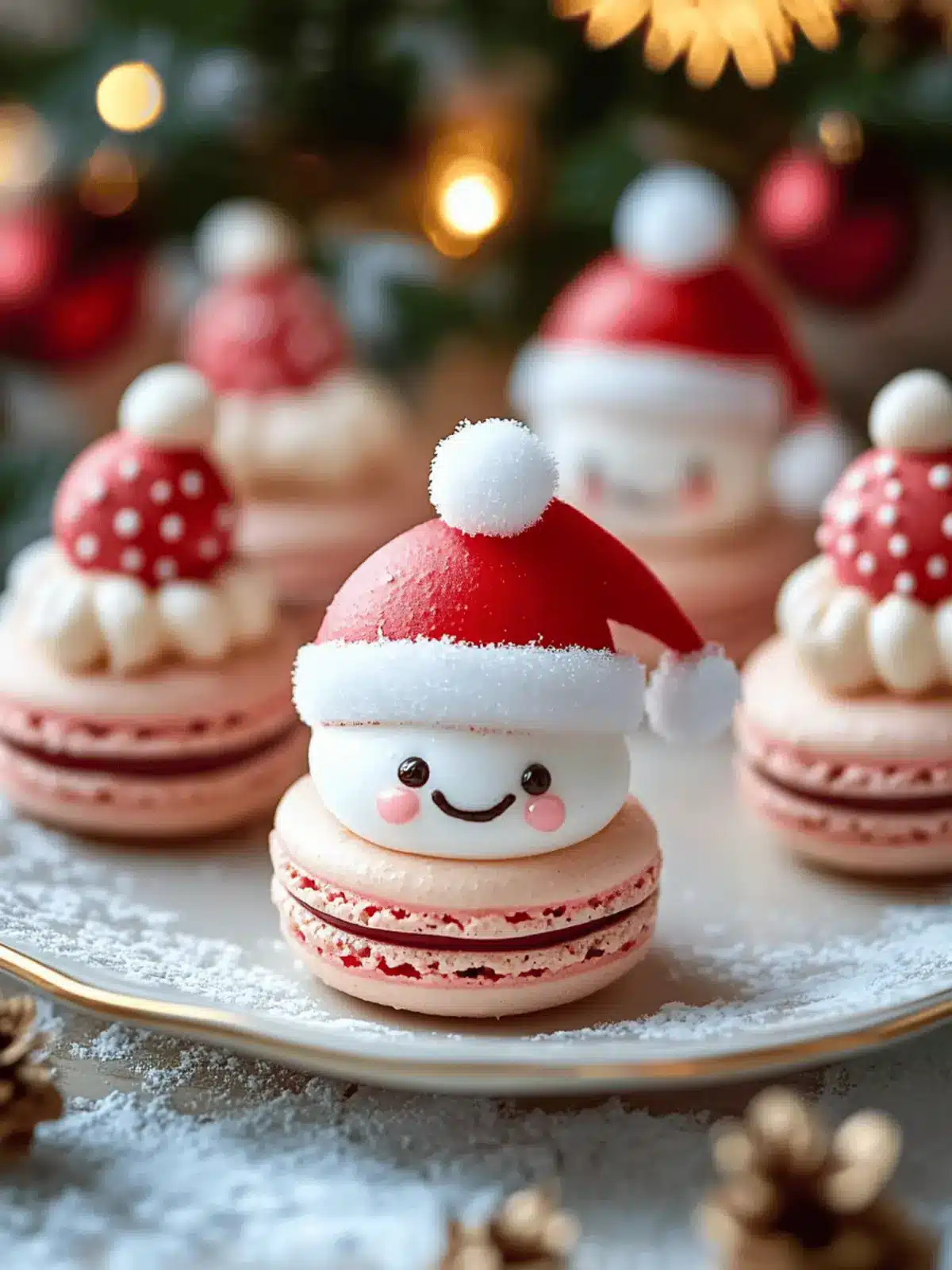 Festive Santa Claus Macarons with Delightful Buttercream 5 Santa Claus Macarons