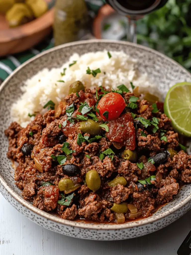 Cuban Beef Picadillo