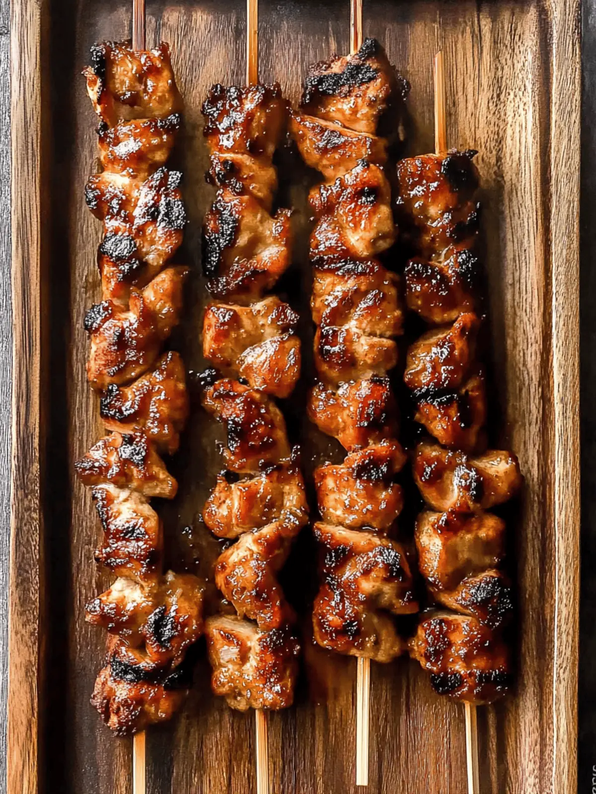 Grilled Thai Coconut Chicken Skewers