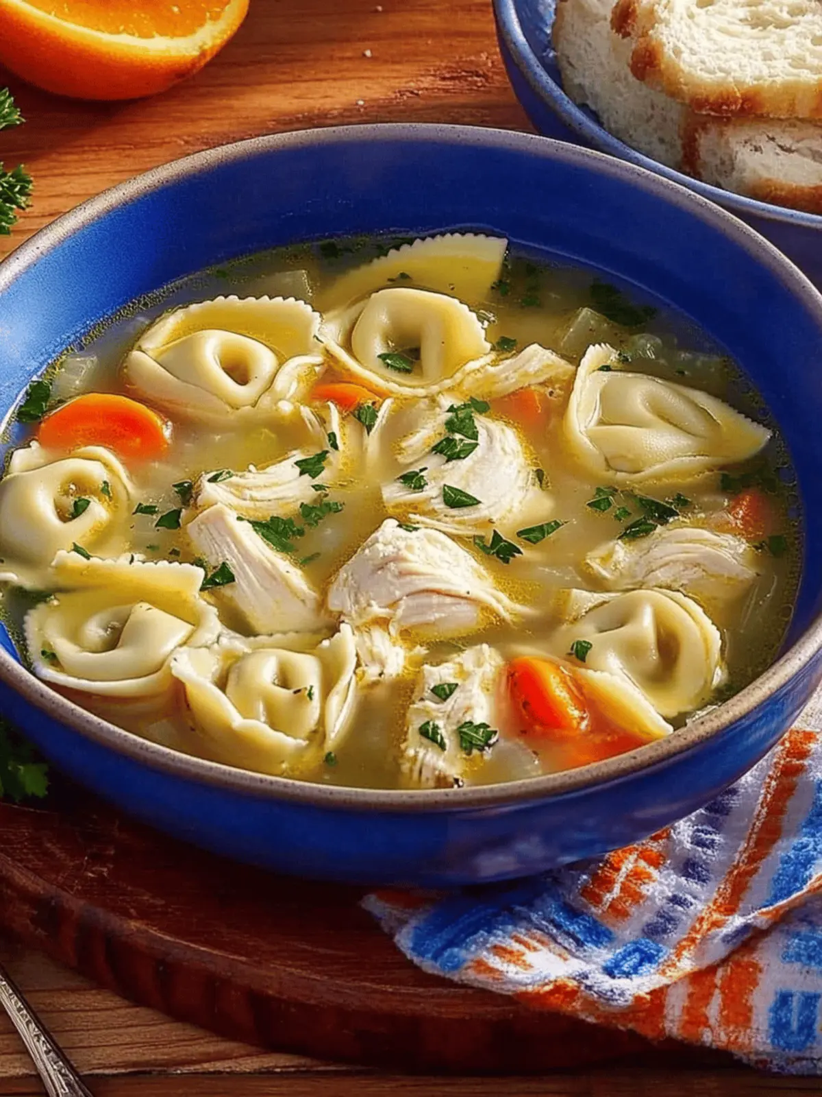 Chicken Tortellini Soup