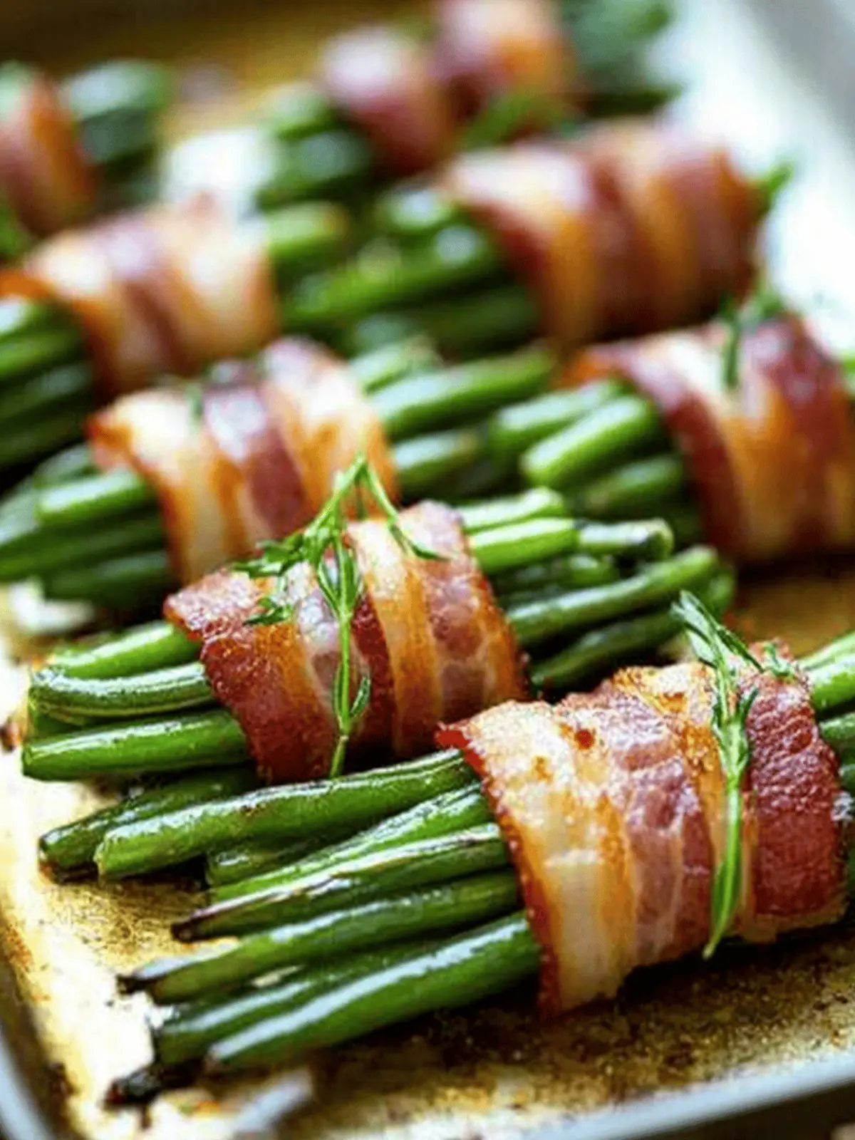 Irresistible Bacon Green Bean Bundles Ready in 30 Minutes! 2 Bacon Green Bean Bundles