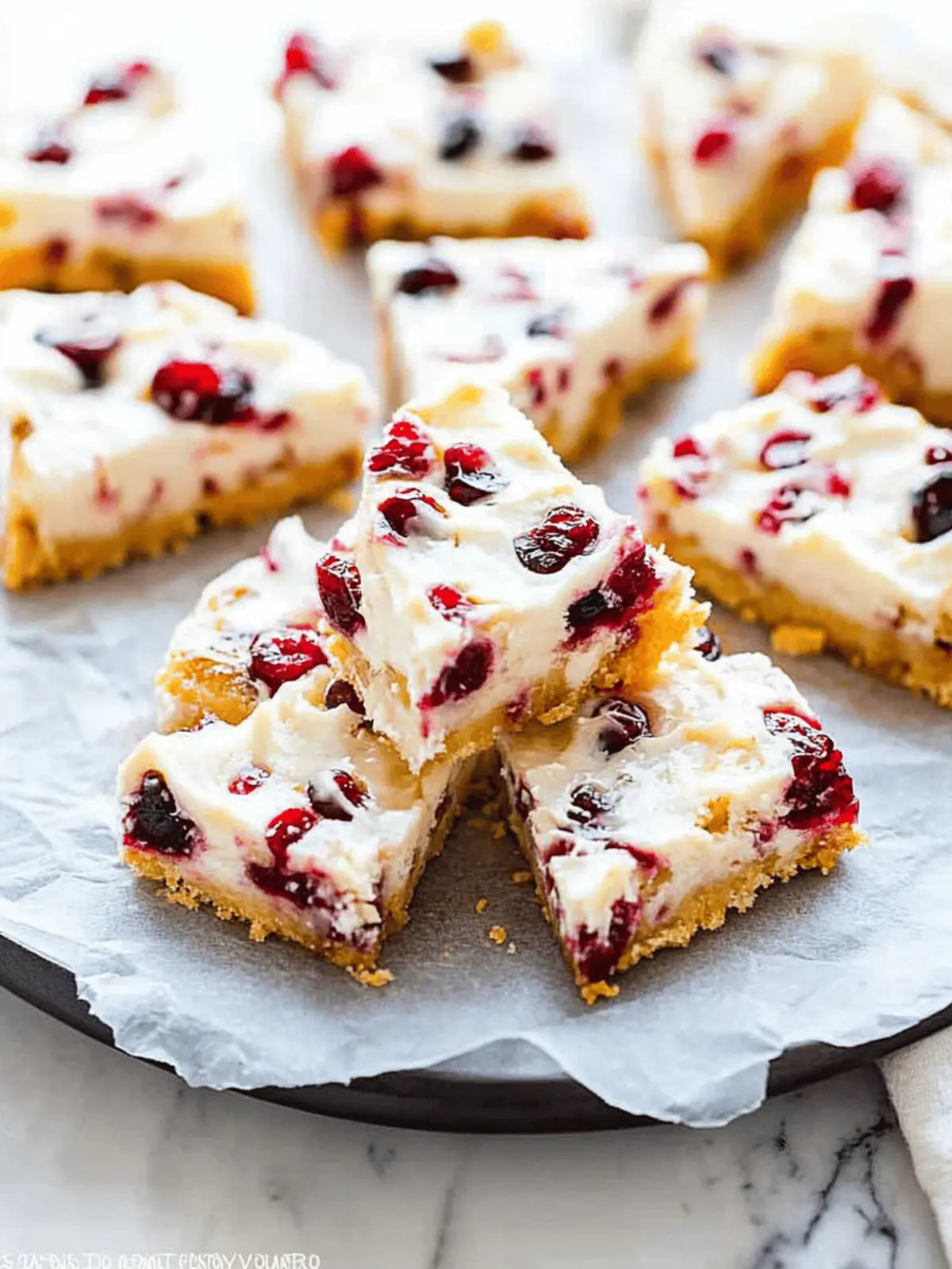 Decadent Cranberry Bliss Bars with Velvety White Chocolate 3 Cranberry Bliss Bars