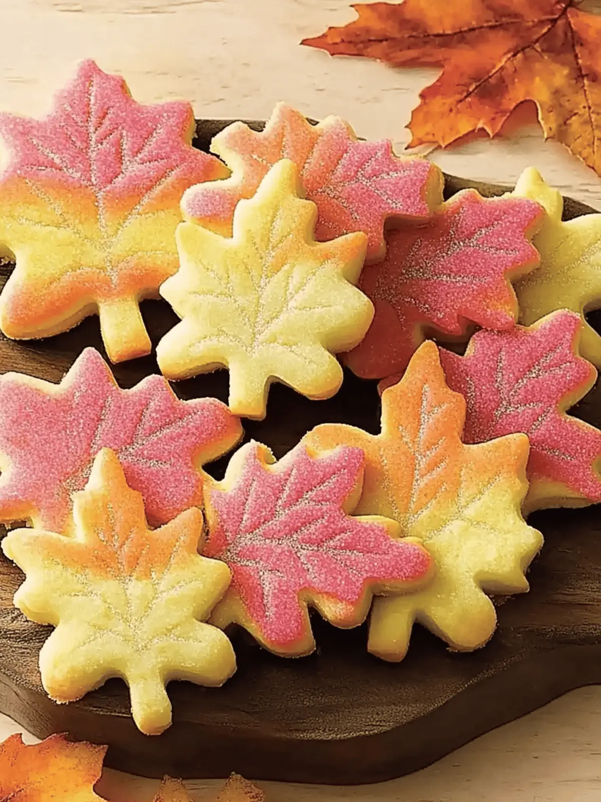 Fall Leaves Sugar Cookies