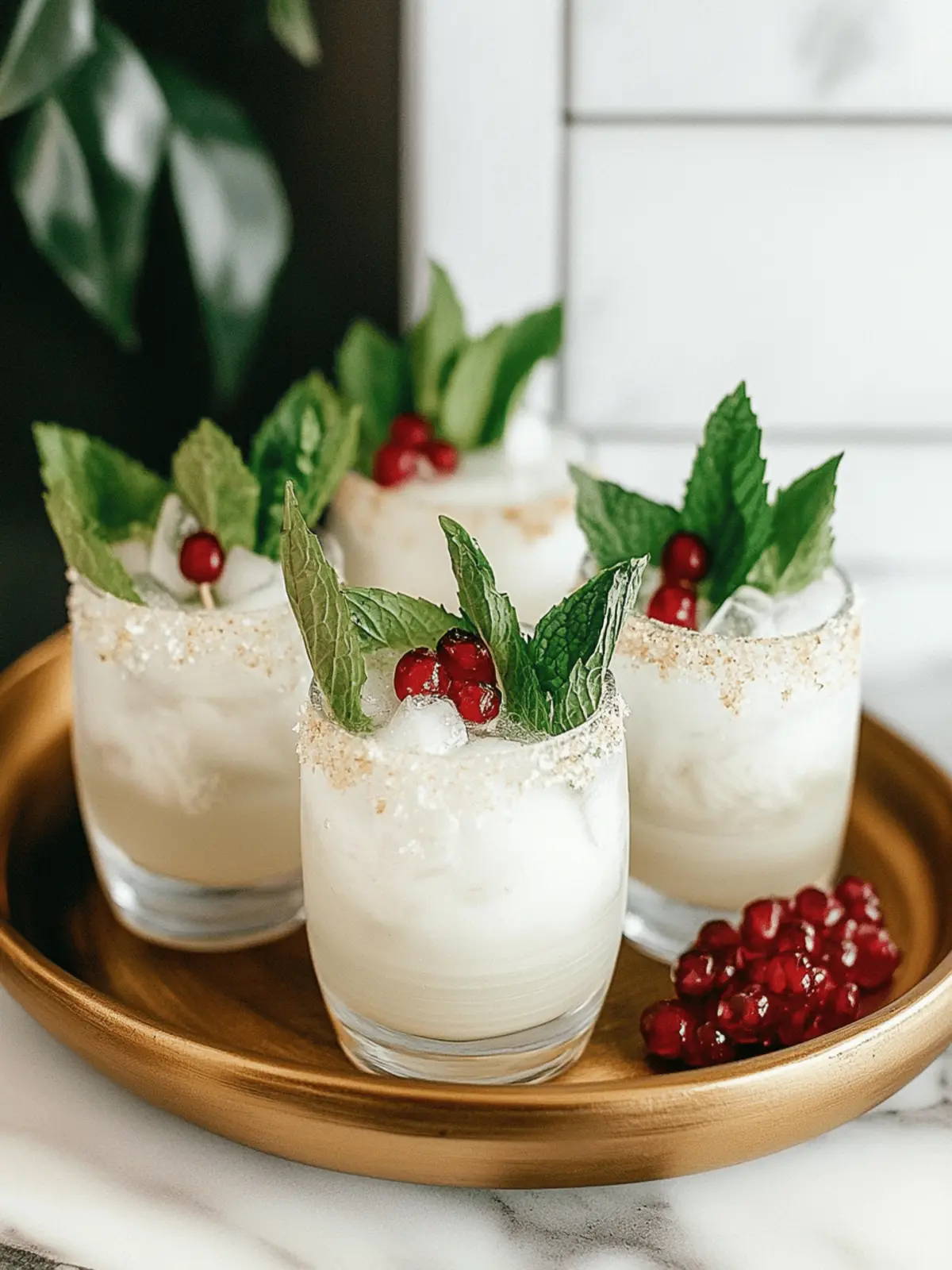 Refresh with White Christmas Mojitos for Festive Cheer 4 White Christmas Mojitos
