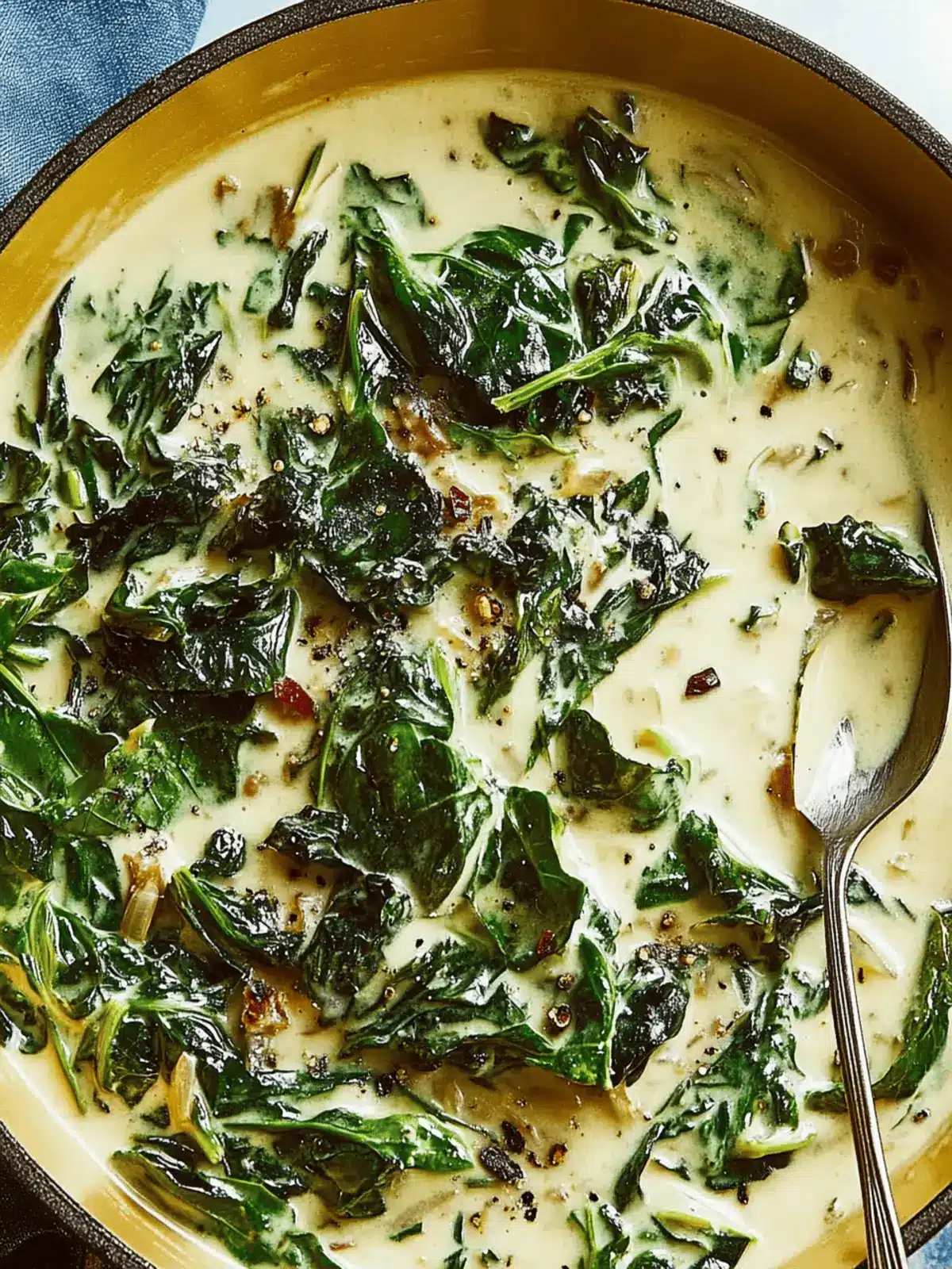 One-Pot Creamy Vegan Greens