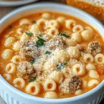 Parmesan Italian Sausage Ditalini Soup