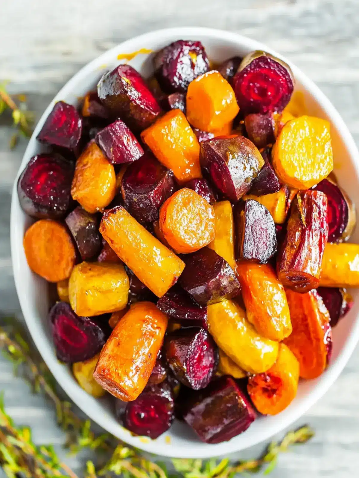 Sweet and Savory Honey Roasted Beets & Carrots Bliss 4 Honey Roasted Beets & Carrots