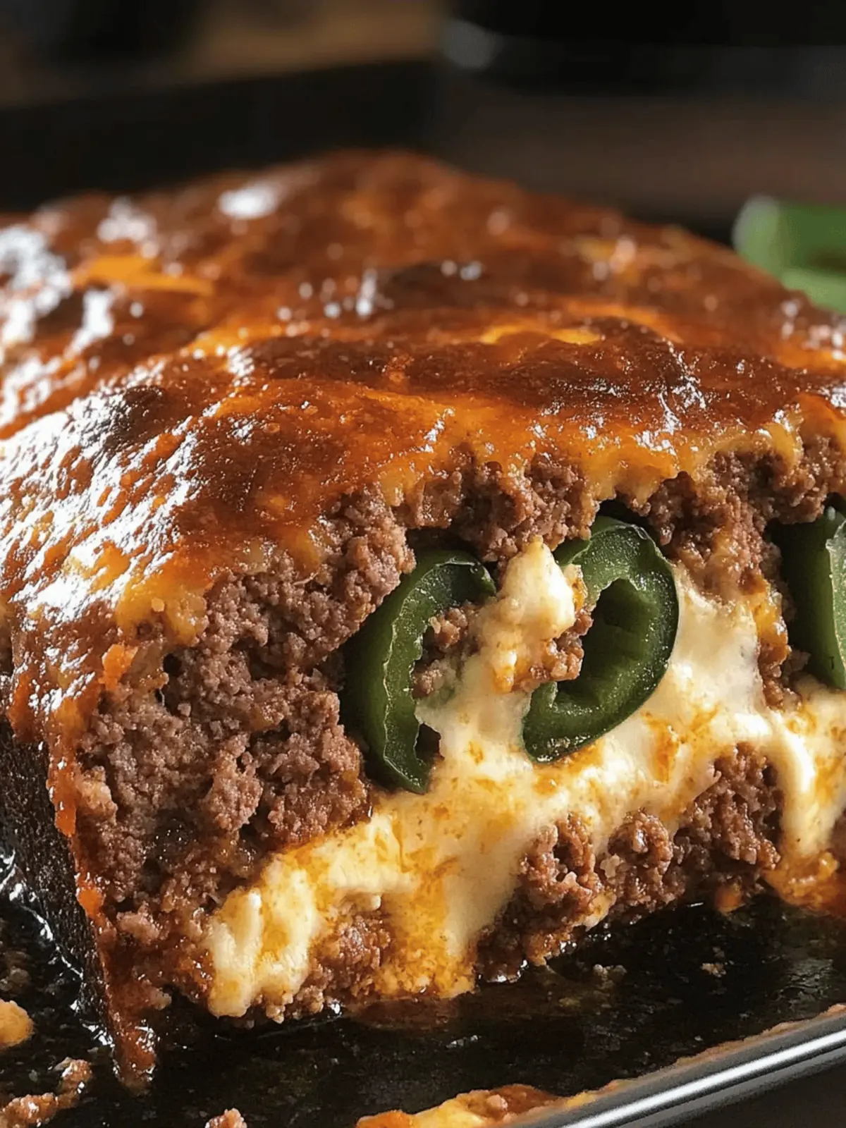 Delicious Spicy Jalapeño Popper Stuffed Meatloaf You’ll Love 3 Spicy Jalapeño Popper Stuffed Meatloaf