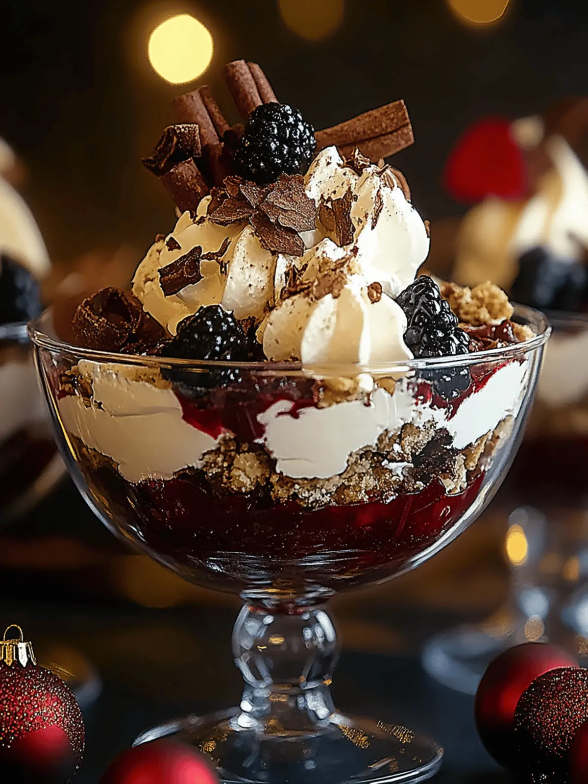 Decadent Black Forest Trifle for Christmas Joy 2 Black Forest Trifle for Christmas