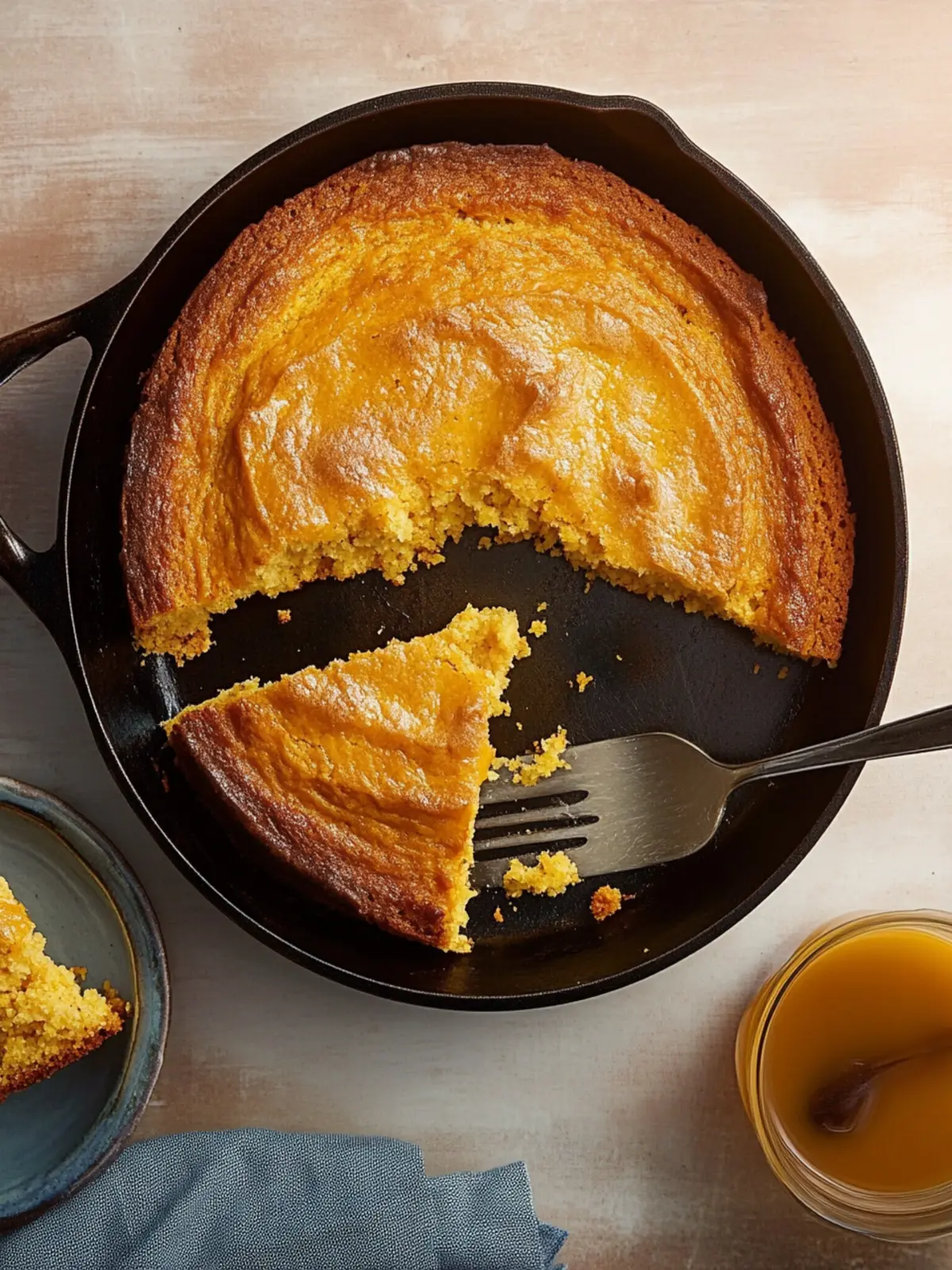Savory Skillet Cornbread: Moist, Easy, and Irresistible! 2 Skillet Cornbread