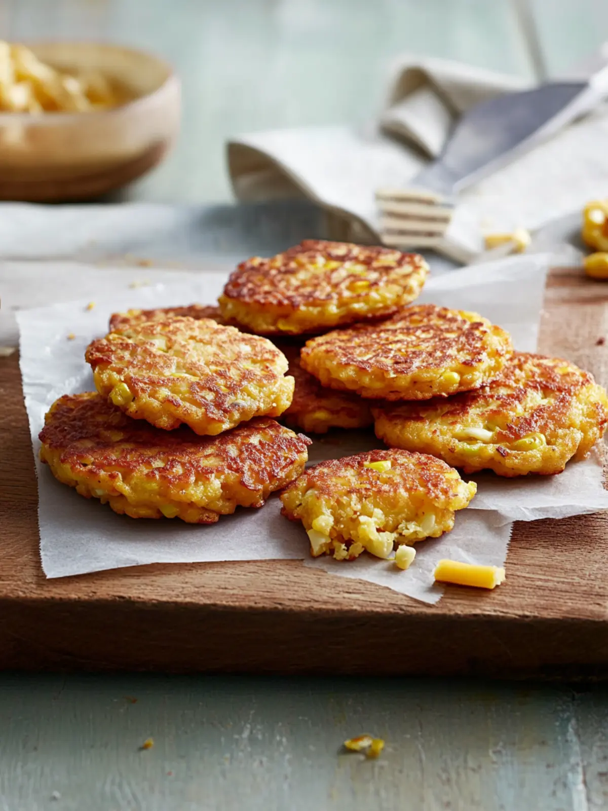 Sweetcorn fritters