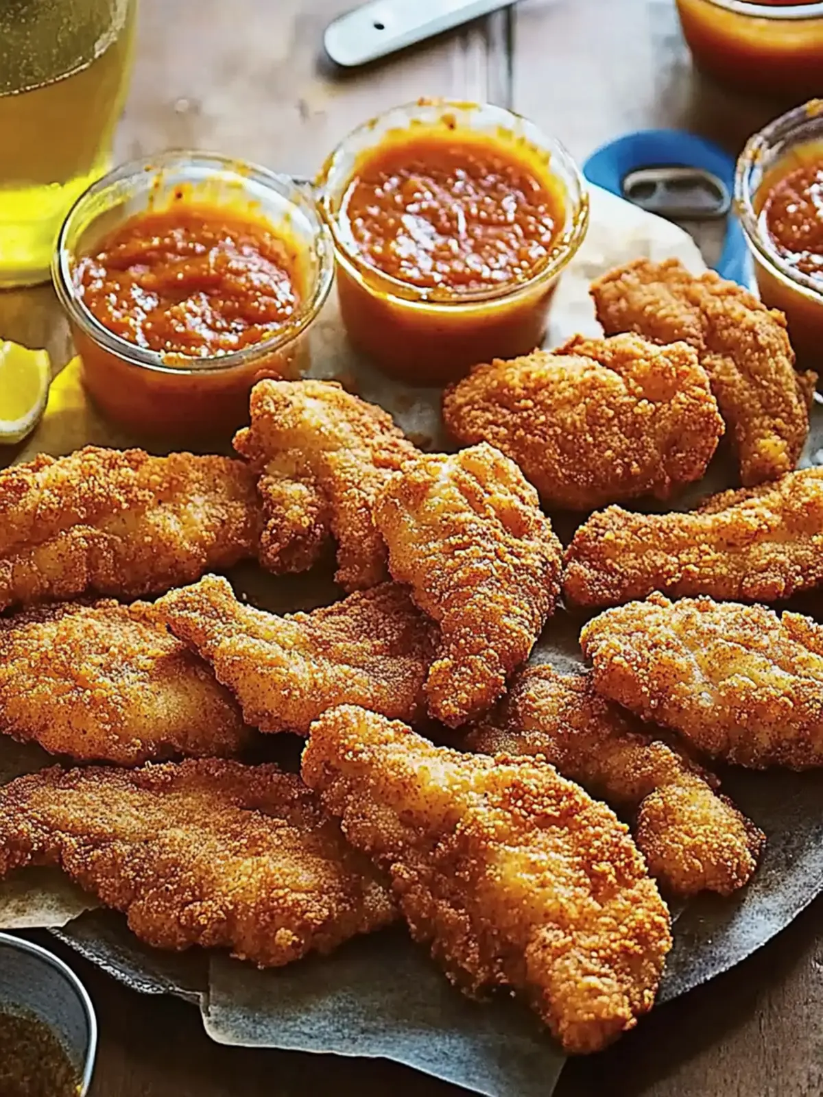 Mom's Fried Catfish with Hot Sauce